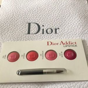 Dior Addict Lipstick sampler